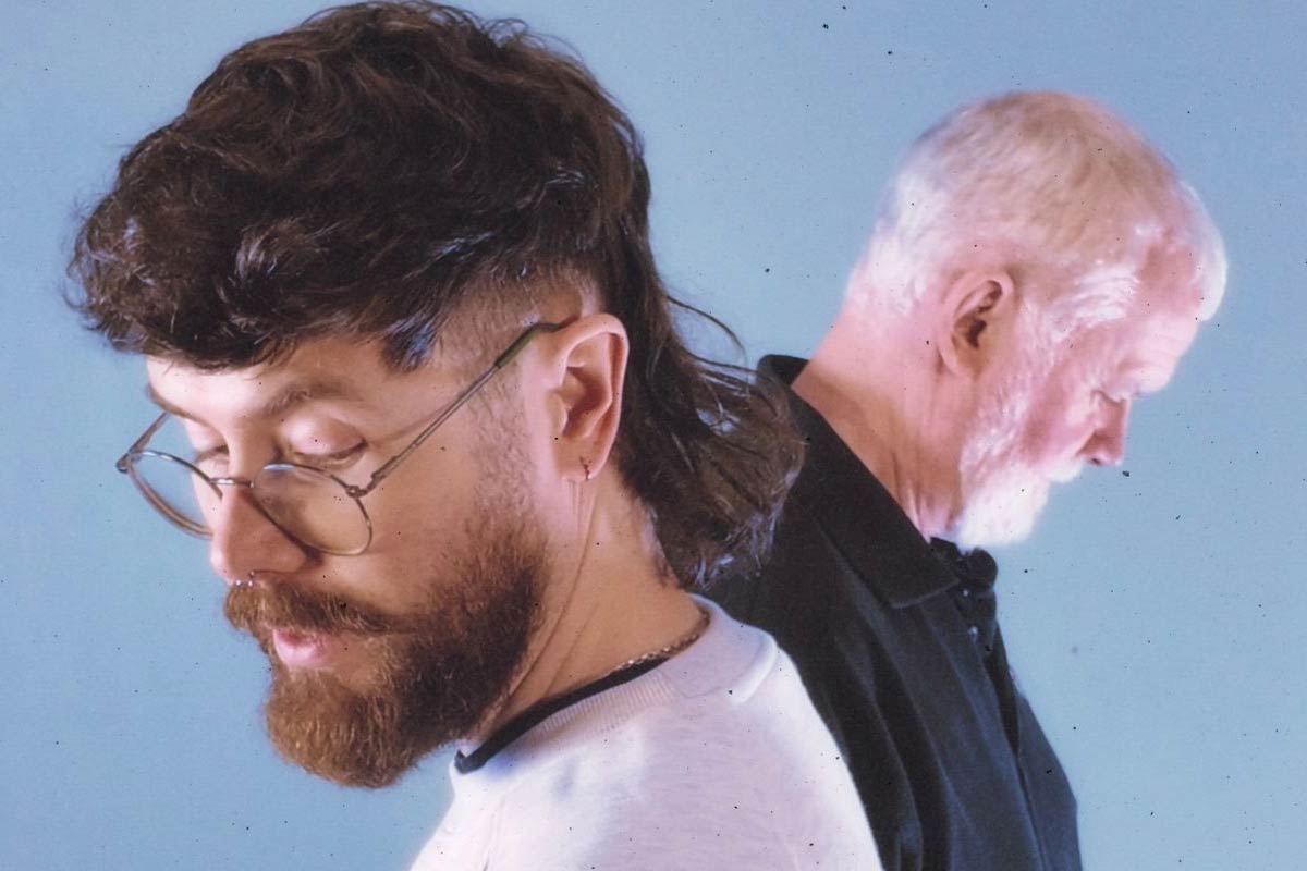 Robert Grace (left) with his father Bob Grace (right)